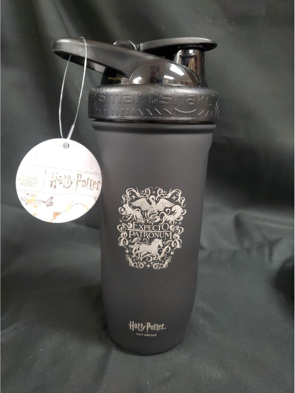 Smartshake Reforce Stainless Steel Harry Potter EXPECTO PATRONUM Black 30oz NEW